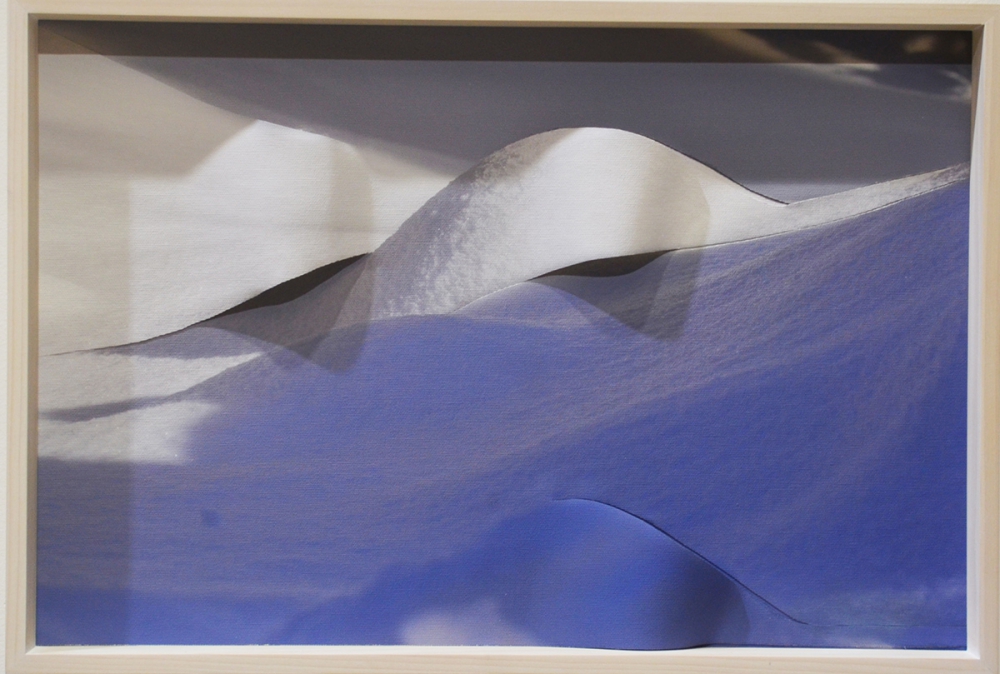 Gersony: Estados-D'-água (snow) I - Natural pigment on canvas - 34x50cm